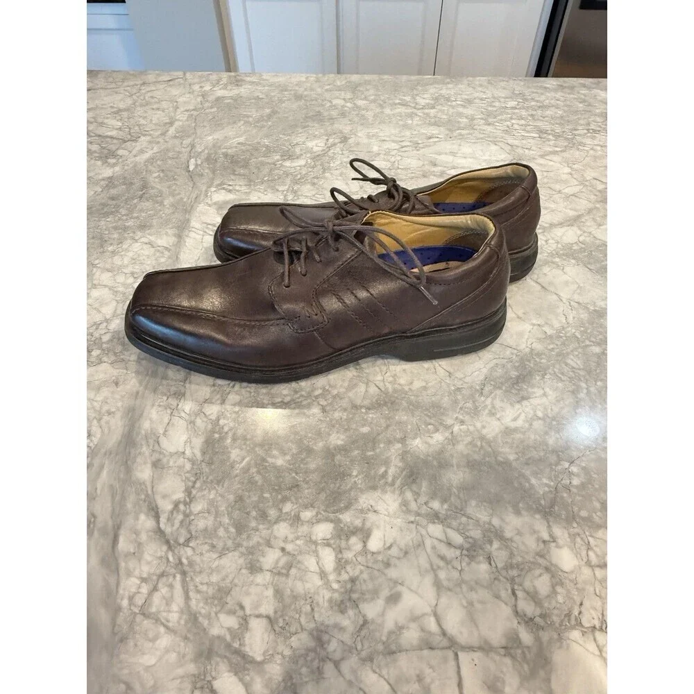Nunn Bush Men’s Brown Leather Oxford Lace Up Shoes Size 11.5m 11 1/2